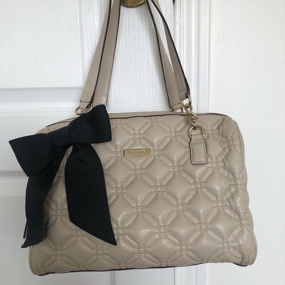 Kate Spade Ecru Quilted Top handle Bag - Picture 9 of 9